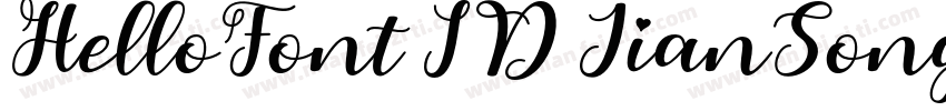 HelloFont ID JianSong 85字体转换